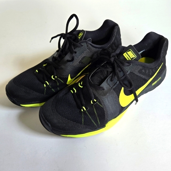 US 9 Nike Mens Train Prime Iron DF 832219-008 Black Volt Running Shoe - Picture 1 of 6
